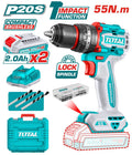 [TIDLI20558] 20VX55NmX2BX1CX2.0Ah (Compact) مقدح بطاريتين صناعي - J.H For Tools and Hardware