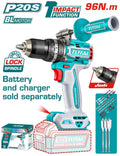 [TIDLI209685] 20VX96Nm (Tool Only) مقدح بطارية صناعي - J.H For Tools and Hardware