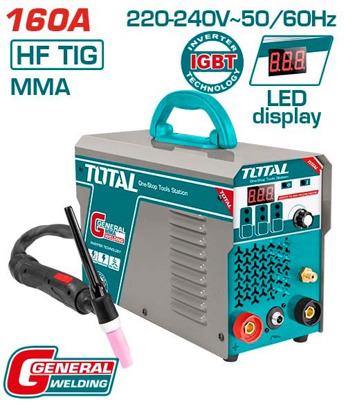 [TIG1601] 160A Inverter TIG/MMA مكنة تلحيم تيغ - J.H For Tools and Hardware