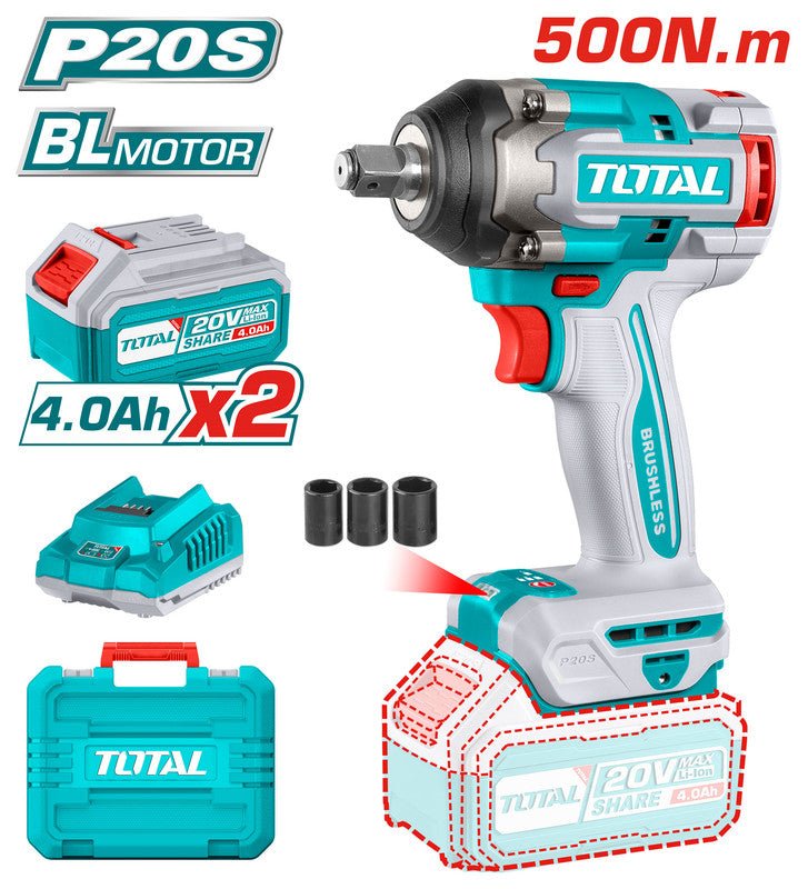[TIWLI2050] 20VX500N.mX2BX1CX1/2'' فرد شد طربوش صناعي - J.H For Tools and Hardware