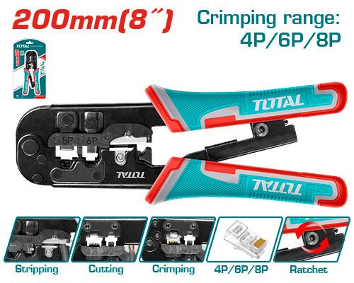 [TMPCN5468R] 4P/6P/8P Network بانسة تفييش طقطاق - J.H For Tools and Hardware