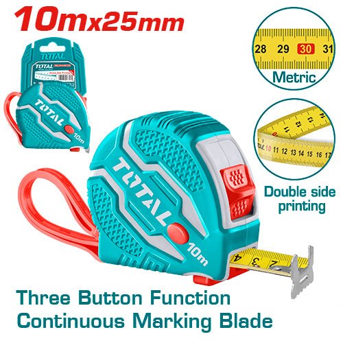 [TMT126101M] 10MX25MM متر ملبس كوتشوك - J.H For Tools and Hardware