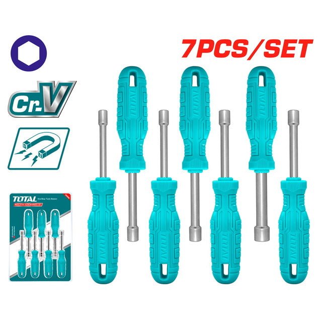 [TNSS0701] 7PCS (6 - 12MM) طقم مفكات عزق - J.H For Tools and Hardware
