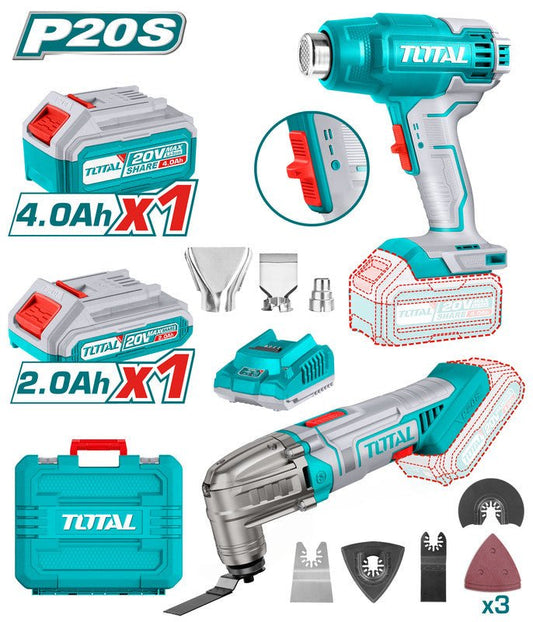 [TOSLI230705] 20V مجموعة سشوار بطارية+اداة متعددة الاستخدامات - J.H For Tools and Hardware