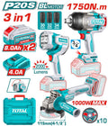 [TOSLI250593] 20V 3PCS مجموعة - J.H For Tools and Hardware
