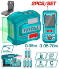 [TOSLL0401] مجموعة متر ليزر + ليزر شقلة - J.H For Tools and Hardware