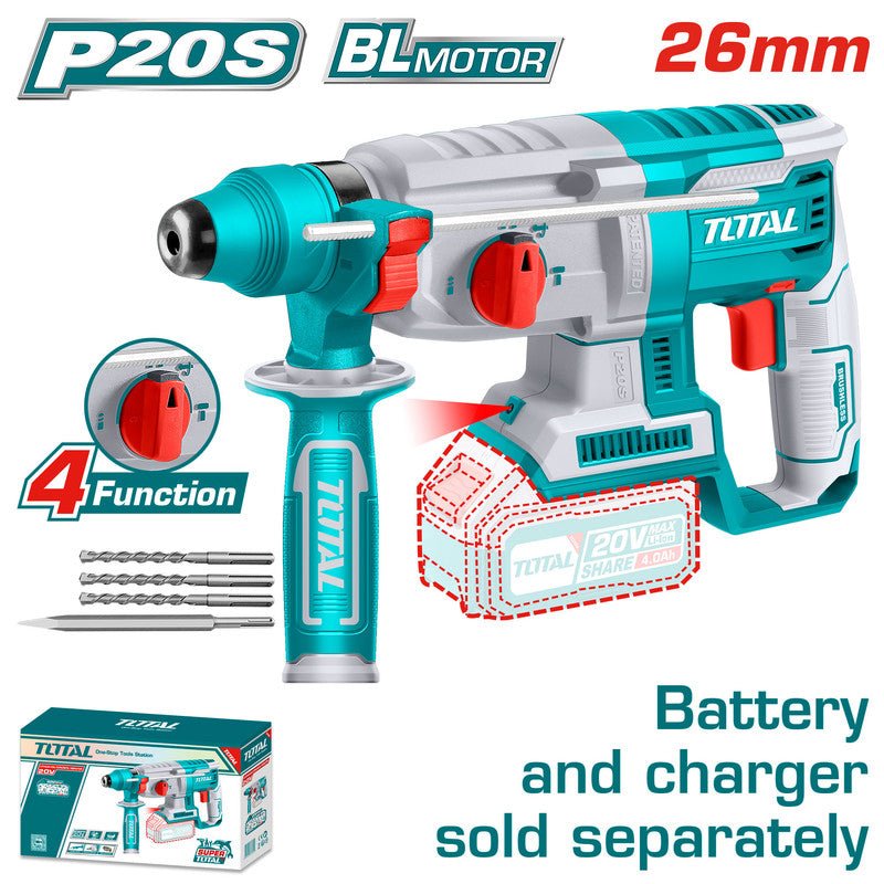 [TRHLI20228] 20VX26MM SDS (Tool Only) مقدح برم و تكسير صناعي عالبطارية - J.H For Tools and Hardware