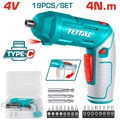 [TSDLI0442] 4V مفك بطارية قلم+شنطة+اكسسوار - J.H For Tools and Hardware