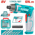 [TSDLI08025] 8V مفك بطارية قلم+شنطة+اكسسوار - J.H For Tools and Hardware
