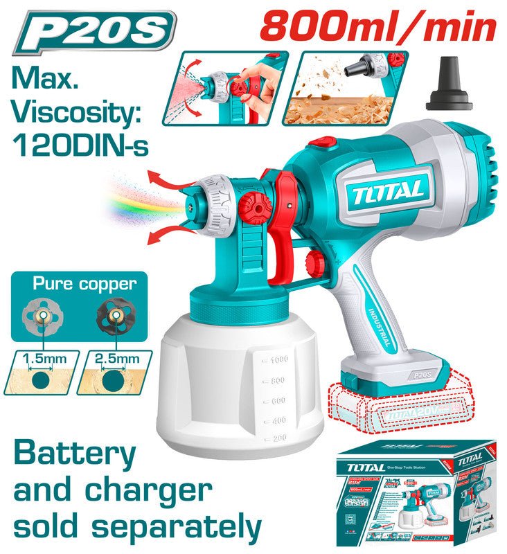 [TSGLI2004] 20V (Tool Only) فرد رش بويا على البطارية - J.H For Tools and Hardware