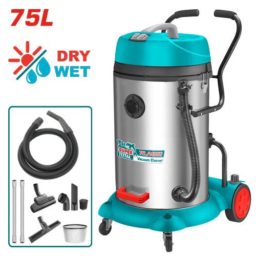 [TVC24751] 2X1200W 75L مكنسة كهربائية صناعية - J.H For Tools and Hardware
